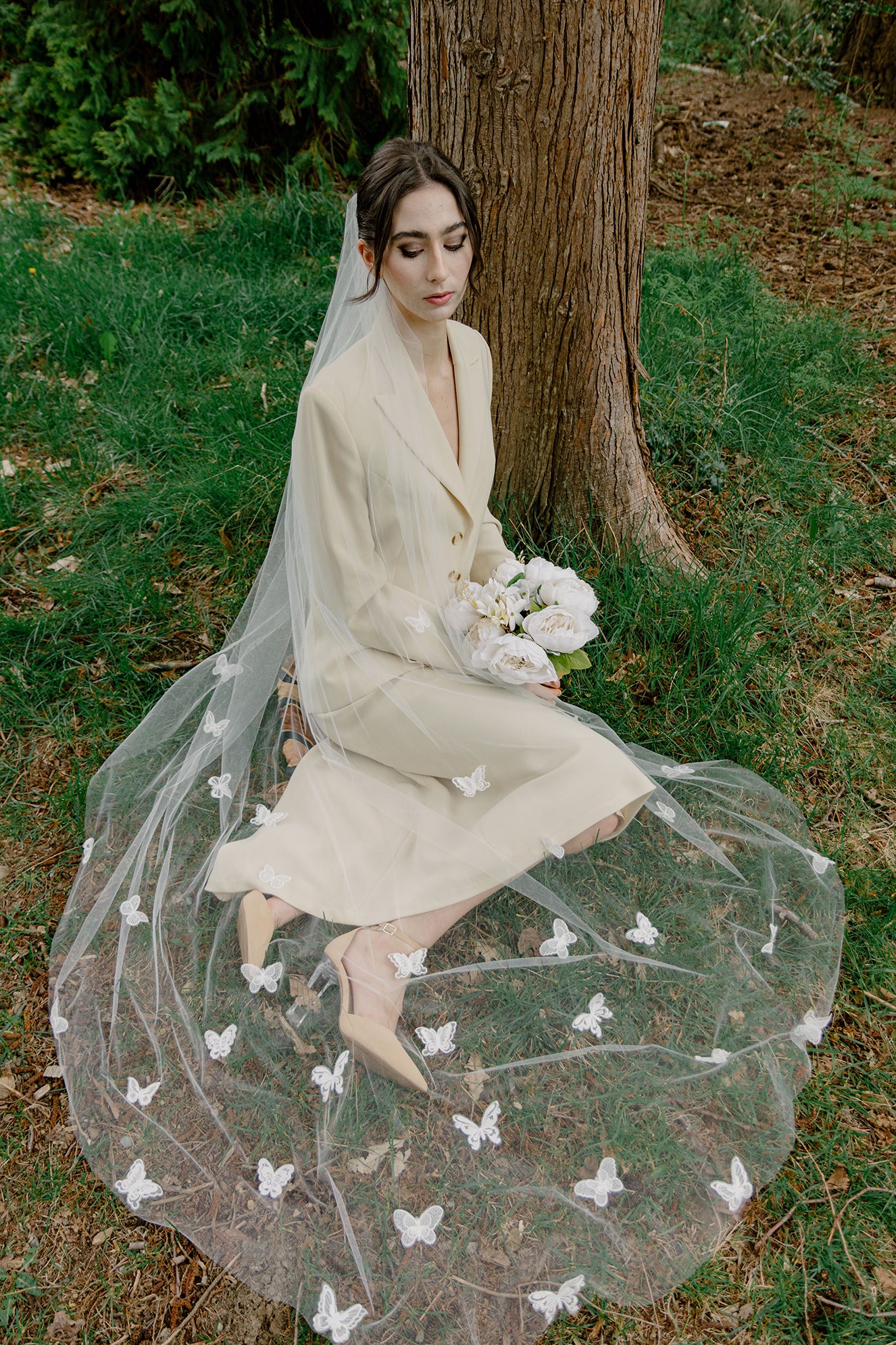 Butterfly Ombre Veil
