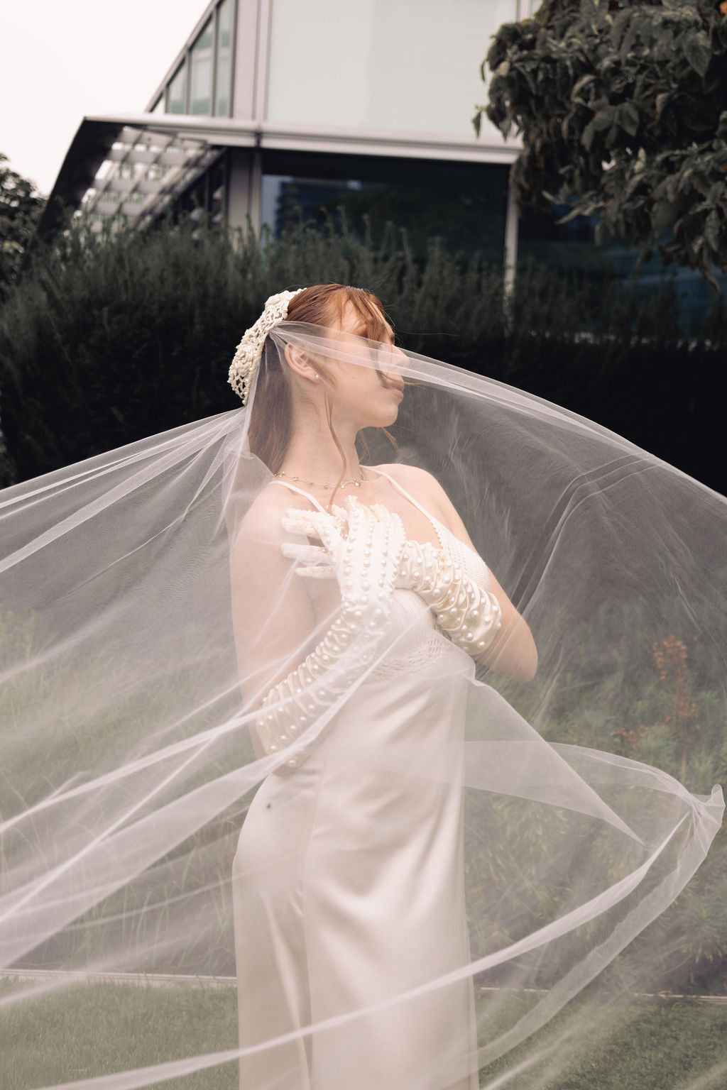 Dancing Queen – Satin Sheath with Crochet Bralette