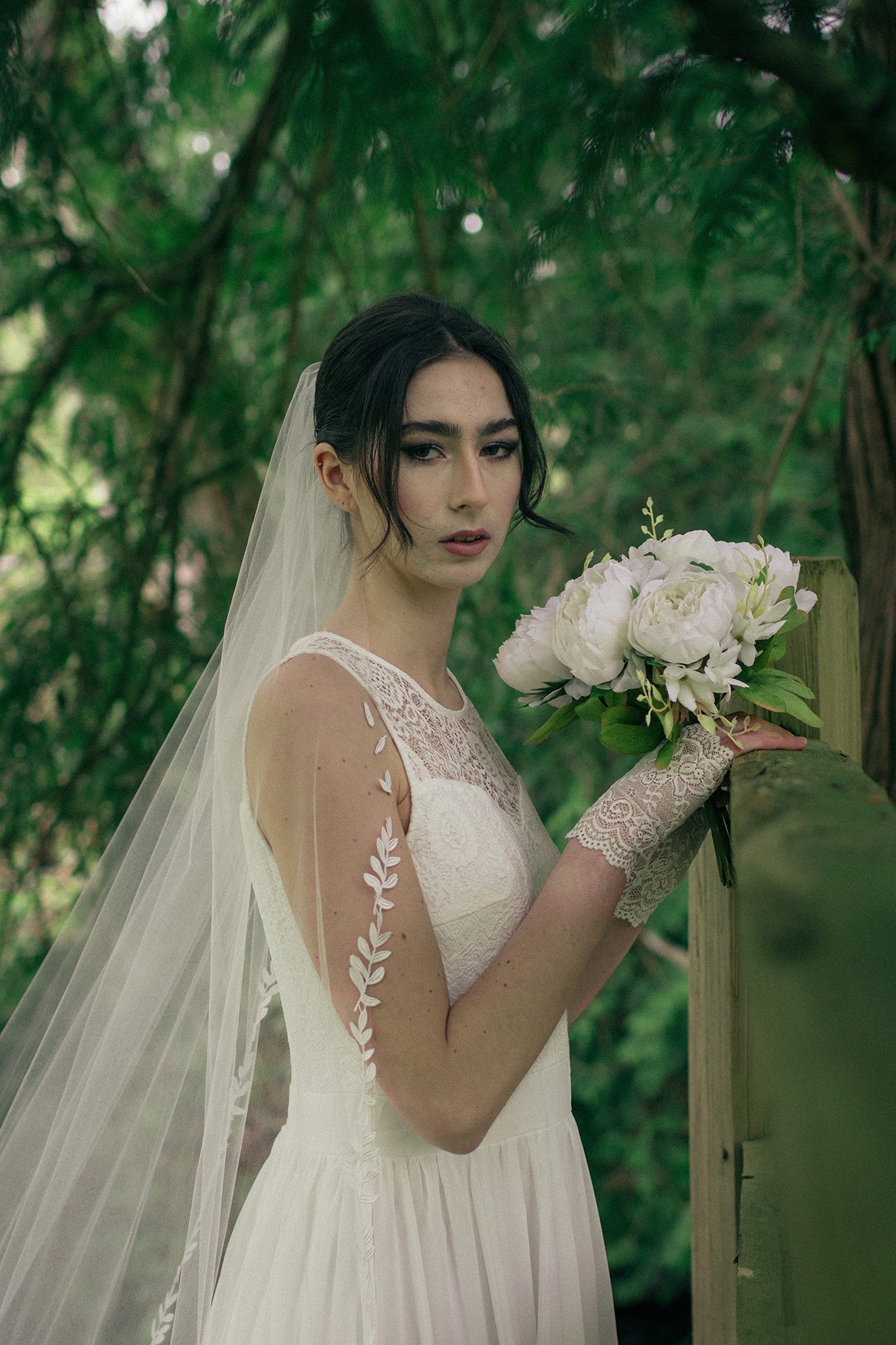 Forest Leaf Veil