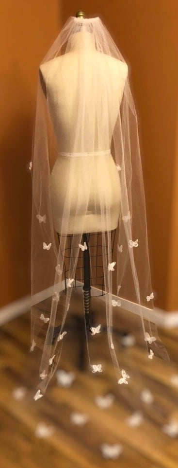 Butterfly Ombre Veil